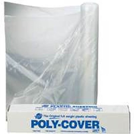 WARP BROTHERS Poly Film 8X50Ft 4Mil Clear 4LX8C